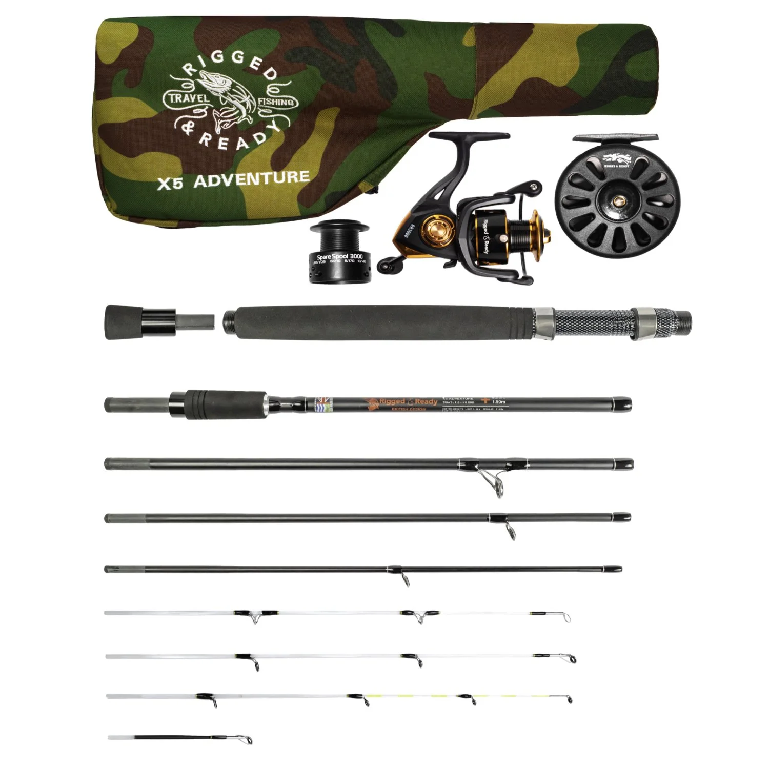 X5 Adventure Fishing Rod Combination — TA OUTDOORS